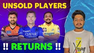 IPL 2025 - Unsold Players Returns After Auction | Cricket Fatafat | EP 1382 | MY Cricket Production