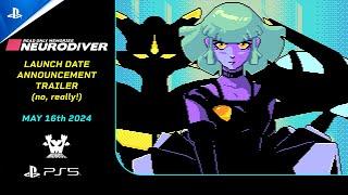 Read Only Memories: Neurodiver - Release Date Announce Trailer | PS5 Games