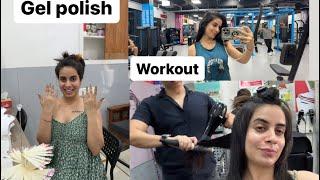 Mumbai ki pheli barish / full day vlog/ salon day/ GYM day