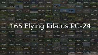 165 Flying Pilatus PC-24 - All ever built PC-24 until March 2022