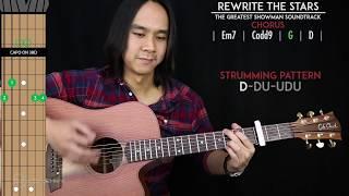 Rewrite The Stars Guitar Cover Acoustic - James Arthur Anne Marie  |Tabs + Chords|