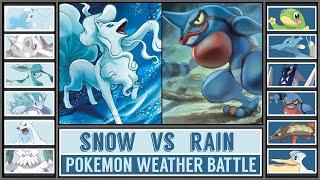 SNOW vs RAIN | Pokémon Weather War Battle [Pokémon Scarlet & Violet]
