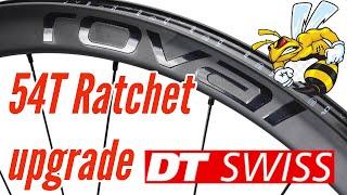 DT Swiss 18t to 54t Ratchet Upgrade on Roval C38 DT Swiss 350 hubs