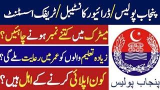 Punjab Police Constable Education & Age Limit | Punjab Police Constable New Jobs 2024