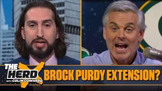 Nick Wright on Caleb Williams’ passiveness, Should the 49ers commit to Brock Purdy? | NFL | THE HERD