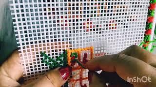 Plastic net wool design Part 3 || @Pragati Crafts #plasticcanvas #plasticnet