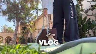 vlog | Got my internship offer!  solo picnic at Balboa park, LA trip, sunny days at language school