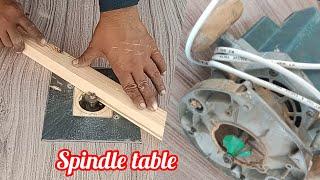 spindle table and woodwork King router