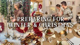 Preparing for Winter: Country Christmas Decor & Try-On Haul, Cosy Cooking, Slow Life in England Vlog