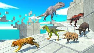 Escape Giganotosaurus At The Lighthouse - Dinosaurs Challenge