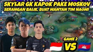  vs  SKYLAR GK KAPOK PAKE MOSKOV, BUKTIKAN GAME 2 SERANGAN BALIK - FALCON VS RRQ