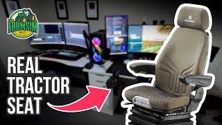 I added a REAL Tractor Seat to my Farming Simulator Setup!