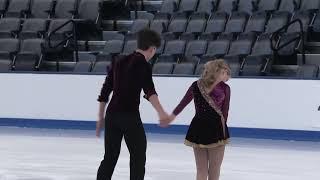 Juliet Meek - Devin Meek | Novice Pairs Short Program | 2025 Eastern Sectional U.S. Pairs Final