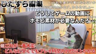 【ニコ動の反応】とあるやり込みゲーム動画投稿者の日常【猫ミーム コメ付き】