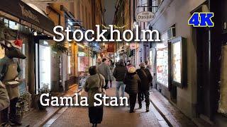 Exploring Stockholm's Magical Gamla Stan at Night 4K #stockholm #sweden #stockholmguide