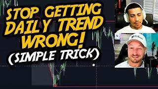 Easily Identify Your "Daily Trend Bias" With This Simple Trick