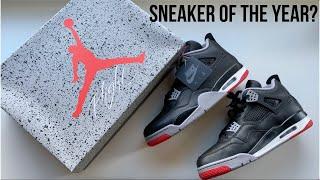 WORTH IT? AIR JORDAN 4 BRED REIMAGINED REVIEW & SIZE GUIDE (BETTER THAN THE OG?)