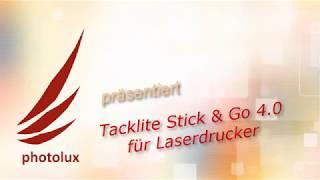 Tacklite Stick & Go 4.0 für Laserdrucker | Fotos als hochwertige Aufkleber | Photolux