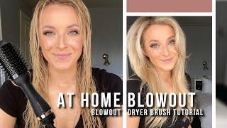 At home blowout tutorial with a blowout dryer brush | FoxyBae