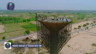 Progress Highlights Of Overhead Watertank