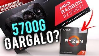 APU RYZEN 7 5700G é boa para Upgrade de Placa de vídeo? Teste com RX 6700XT 12GB (Pt.1)