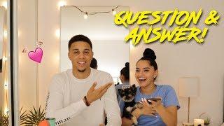 GIRLFRIEND Q&A PART 1! | KBURTON & THEEREALKARLAJ