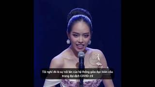 Vietsub Hoa Hậu Thanh Thủy trả lời ứng xử tiếng Anh Top 8 Miss International 2024 Hoa Hậu Quốc Tế