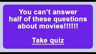 The Impossible Movie Quiz