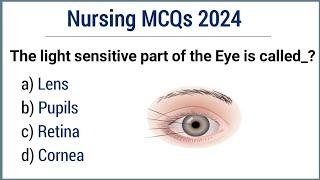 Nursing MCQs 2024 / nursing exams questions and answers