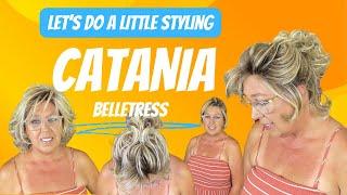 Styling on BelleTress Catania in under 5 minutes! #wigreview #wiglife #wigstyling #tlwigs #wigs