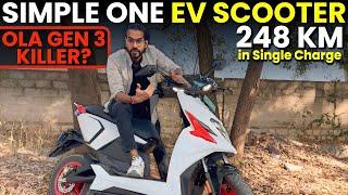 SIMPLE ONE ELECTRIC SCOOTER️| OLA GEN 3 killer? | 248KM Range | New Gen of Simple One #abhishekmoto