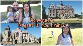 Walking in the city of Nogent-le-Roi, France 