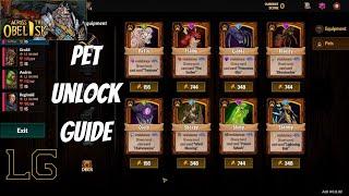 Across The Obelisk Pet Unlock Guide