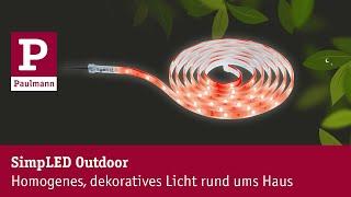 SimpLED Outdoor - strahlwassergeschützt für sicheres und dekoratives Licht rund ums Haus