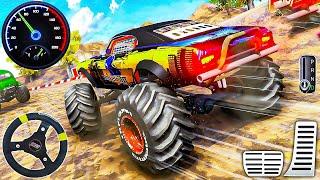 Offroad Monster Truck Driving 2025 - Jeep Derby Muds and Rocks Driving Simulator - Android Gameplay