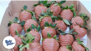 How To Prepare Chocolate Covered Strawberries