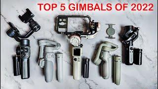 TOP 5 SMARTPHONE GIMBALS OF 2022 | DJI OM5 vs Zhiyun Smooth 5, Q4 & Crane M3 vs Hohem iSteady V2