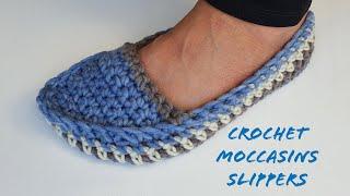 Crochet Slippers how to Crochet Very Easy and Unisex All Sizes