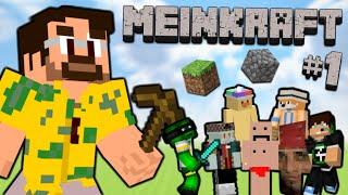 MINECRAFT #1 ft. Zerator, Antoine Daniel, Baghera, Mynthos, AngleDroit, Horty & Etoiles !