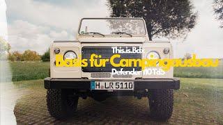 Entdröhnen / Dämmen / Basisplatte für Campingausbau #defender #landrover #kfz