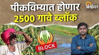 Villeges Block for Insurance : पीकविम्यातील गैरप्रकार टाळण्यासाठी कृषी विभागाची शिफारस | Agrowon