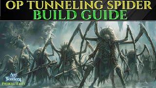 OP PRIMAL TUNNELING SPIDER BUILD - Primal Fury AGE OF WONDERS 4