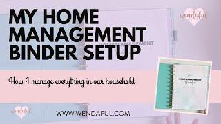 Home Management Binder Flip Through