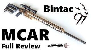 Bintac MCAR Review (Multi Caliber Air Rifle) 1000 yd MOA Long Range PCP Sniper Rifle +.457 ZAN Slugs