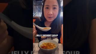  JELLY DESSERT SOUP  #dessertlovers #shorts #chinesefood #food