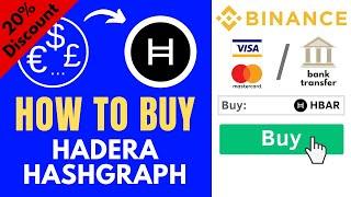 How to buy Hedera Hashgraph (HBAR)  Step-by-Step Tutorial [0.08% fees]