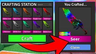 CRAFTING CHROMA SEER GODLY KNIFE! (AGAIN)