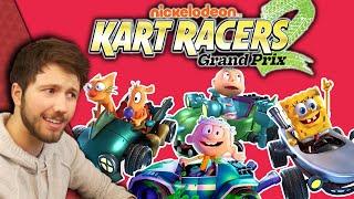 Nickelodeon Kart Racers 2 Grand Prix is a GOOD GAME?! Review - Crispy Boy