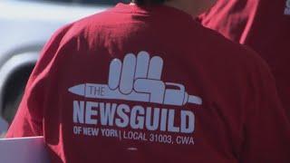 Democrat & Chronicle newspaper employees strike in Rochester