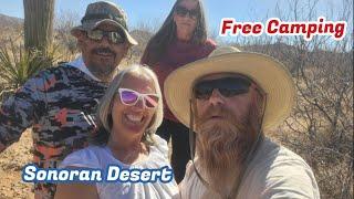  Van Life in the Arizona Desert | Off-Grid Camping with Friends! ️